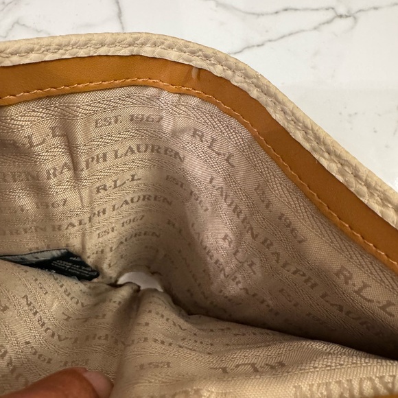 Ralph Lauren Cream and Gold Wallet - Picture 11 of 11